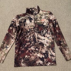 Digital Camo Long Sleeve Top